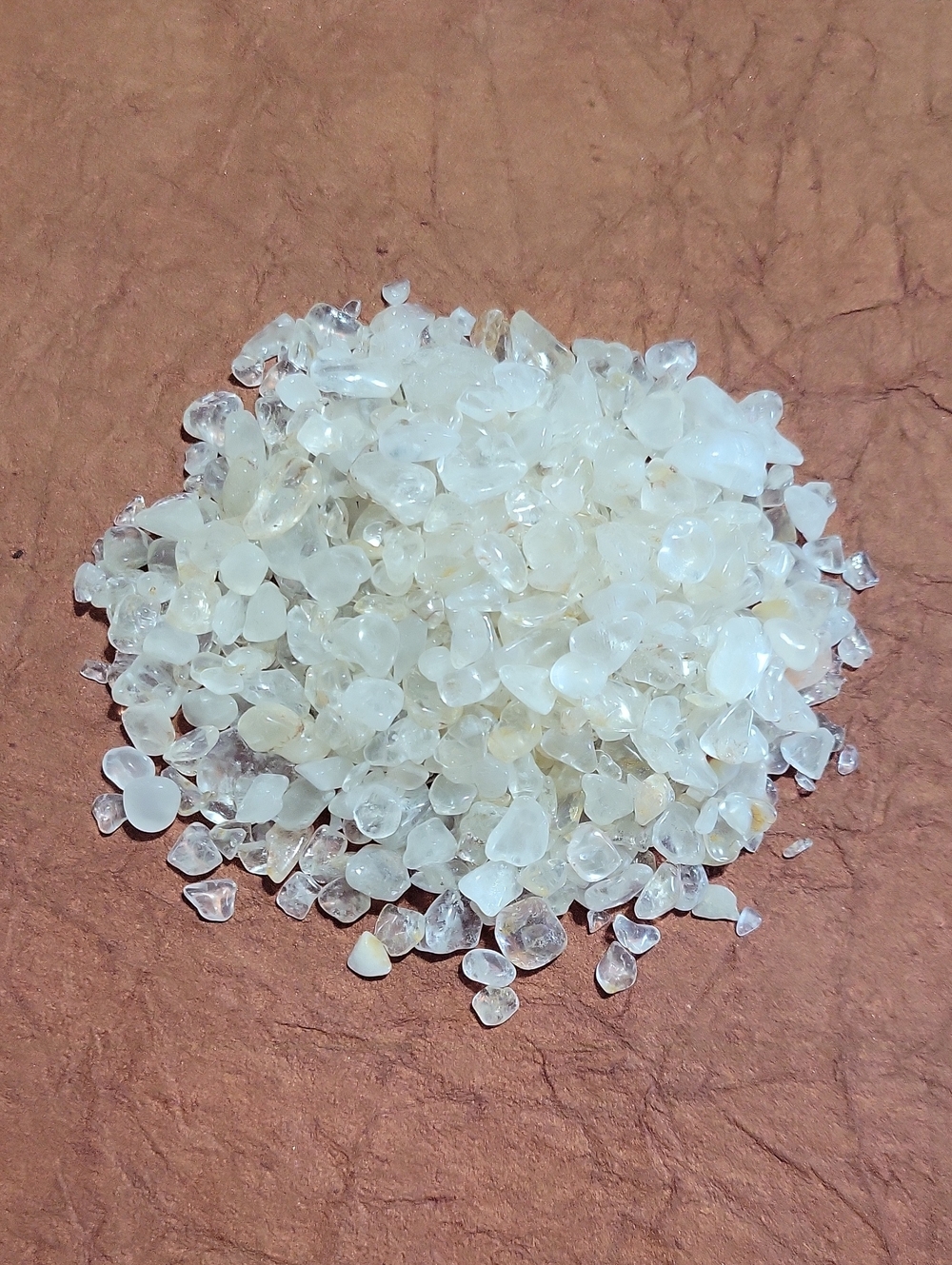 Clear Quartz Chip Gemstones - Small Tumbled Crystal Chips
